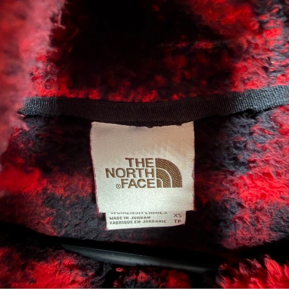 The North Face Women's Campshire 1/4 Zip Hoodie 2.0 Red Black Buffalo Plaid XS - Picture 4 of 6